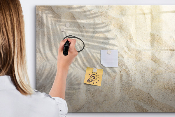 Tableau magnétique effaçable Un tableau élégant pour les notes et les photos