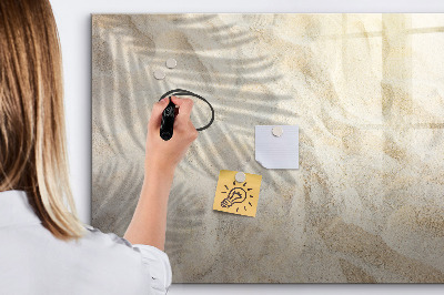 Tableau magnétique effaçable Un tableau élégant pour les notes et les photos