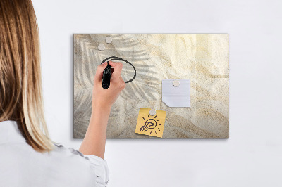 Tableau magnétique effaçable Un tableau élégant pour les notes et les photos