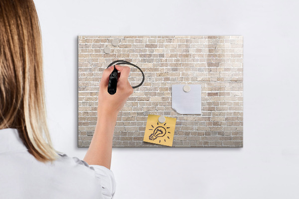 Tableau effaçable magnétique Panneau d'affichage photo moderne