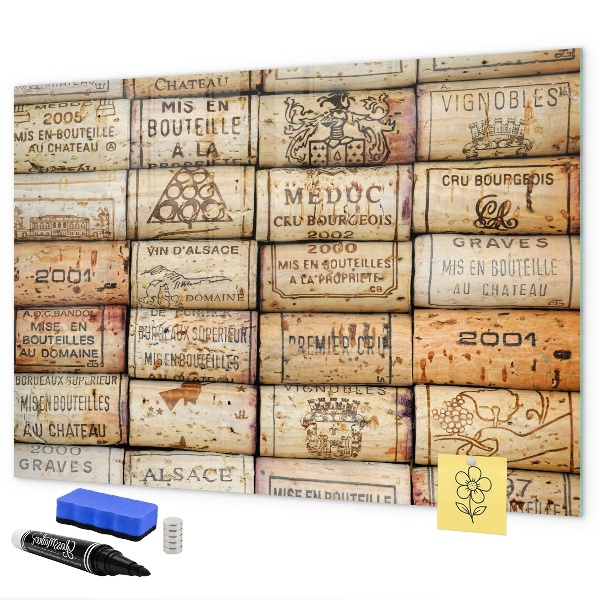 Tableau magnétique effaçable Un tableau pour les notes et les souvenirs