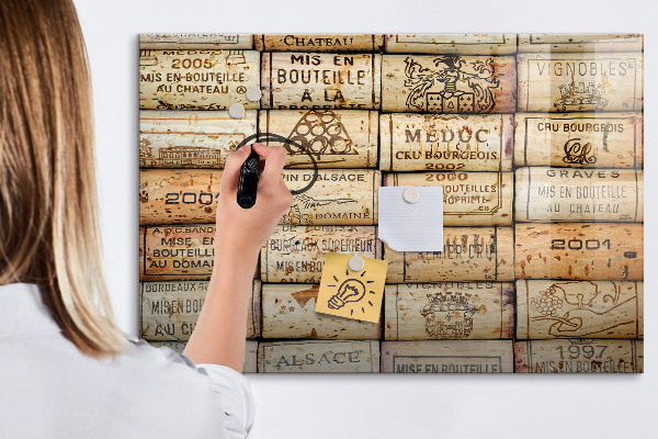 Tableau magnétique effaçable Un tableau pour les notes et les souvenirs