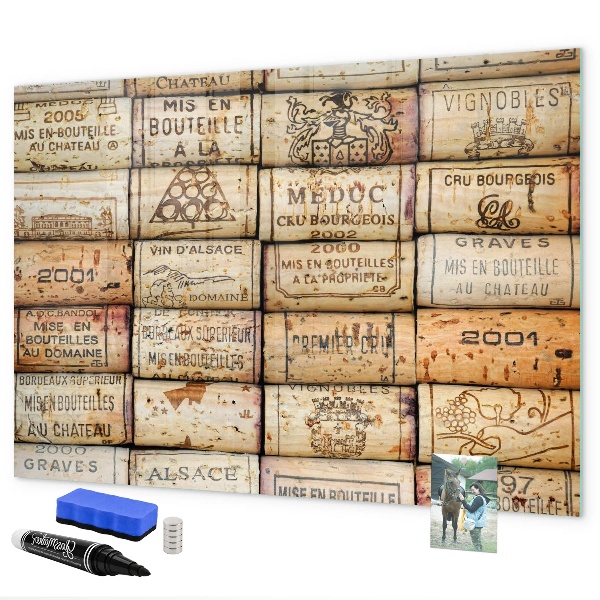 Tableau magnétique effaçable Un tableau pour les notes et les souvenirs