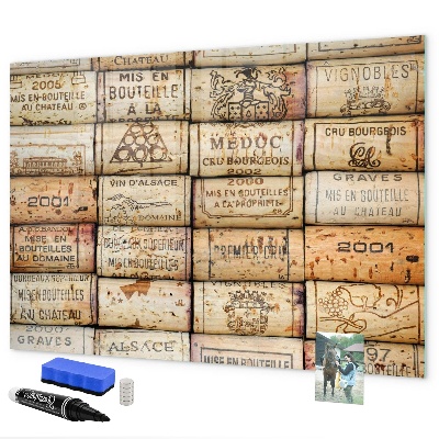 Tableau magnétique effaçable Un tableau pour les notes et les souvenirs