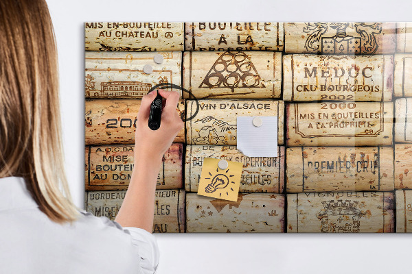 Tableau magnétique effaçable Un tableau pour les notes et les souvenirs