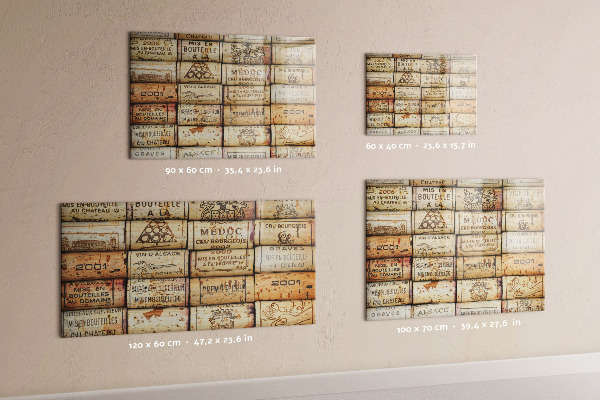 Tableau magnétique effaçable Un tableau pour les notes et les souvenirs