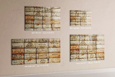Tableau magnétique effaçable Un tableau pour les notes et les souvenirs