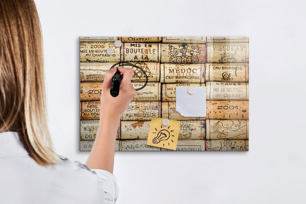Tableau magnétique effaçable Un tableau pour les notes et les souvenirs