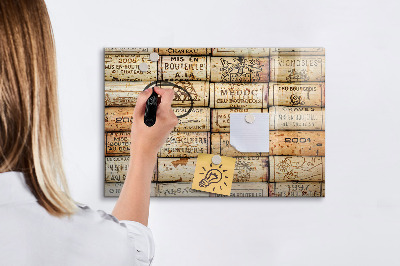 Tableau magnétique effaçable Un tableau pour les notes et les souvenirs