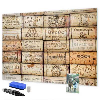 Tableau magnétique effaçable Un tableau pour les notes et les souvenirs
