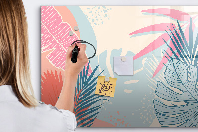 Tableau effaçable magnétique Un tableau coloré pour les notes et les photos