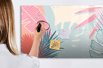 Tableau effaçable magnétique Un tableau coloré pour les notes et les photos