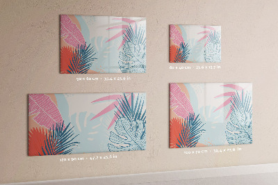 Tableau effaçable magnétique Un tableau coloré pour les notes et les photos