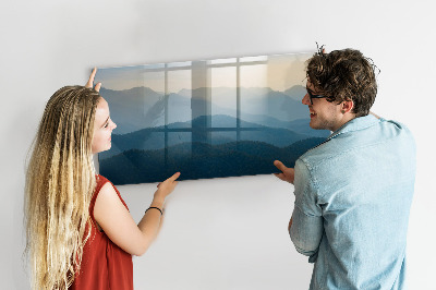 Tableau magnétique effaçable Un endroit chaleureux pour les souvenirs et les notes