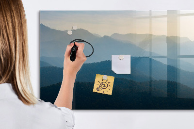 Tableau magnétique effaçable Un endroit chaleureux pour les souvenirs et les notes