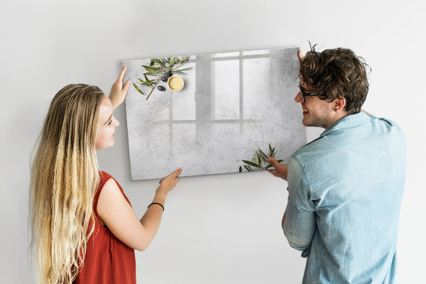 Tableau magnétique effaçable Un tableau élégant pour les notes et les photos