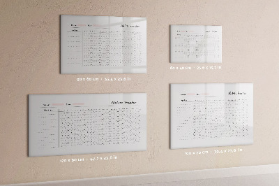 Tableau magnétique effaçable Suivi des habitudes revisité