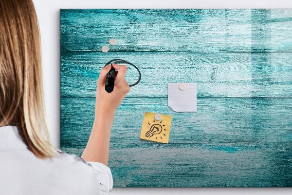 Tableau magnétique effaçable Un espace chaleureux pour s'exprimer