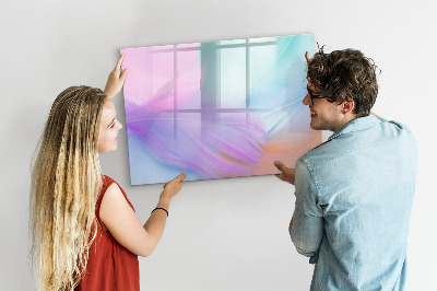 Tableau effaçable magnétique Un tableau coloré pour les photos et les notes