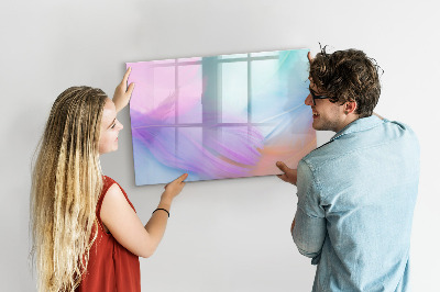 Tableau effaçable magnétique Un tableau coloré pour les photos et les notes