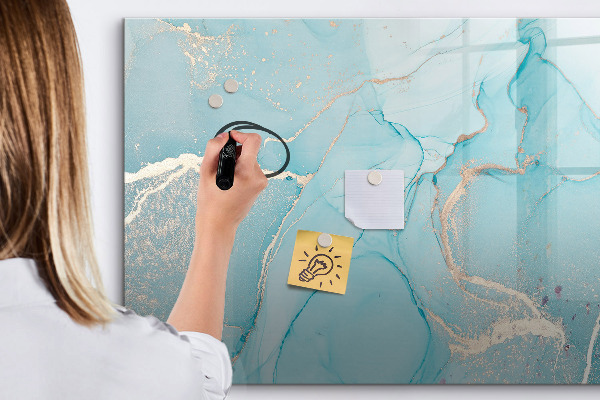 Tableau magnétique effaçable Un tableau coloré pour les notes et les photos