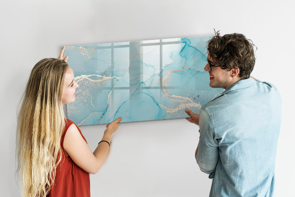 Tableau magnétique effaçable Un tableau coloré pour les notes et les photos