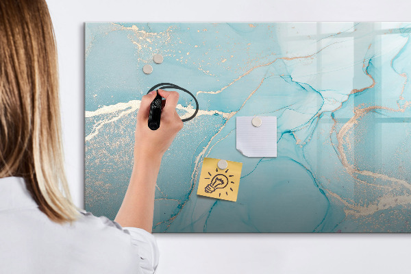 Tableau magnétique effaçable Un tableau coloré pour les notes et les photos