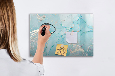 Tableau magnétique effaçable Un tableau coloré pour les notes et les photos