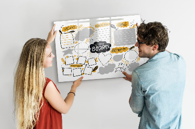 Tableau effaçable magnétique Un tableau de visualisation pour réaliser vos rêves