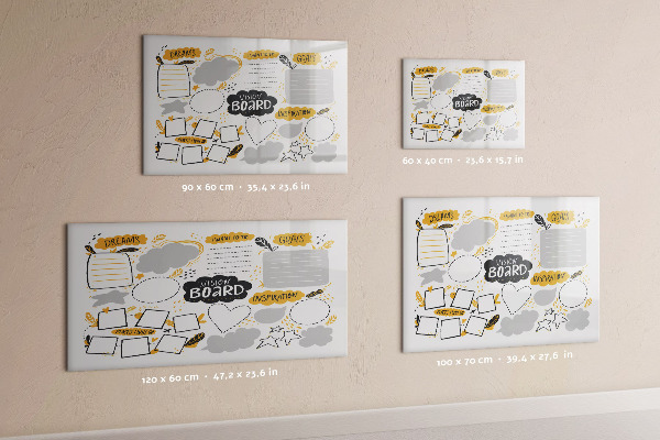 Tableau effaçable magnétique Un tableau de visualisation pour réaliser vos rêves