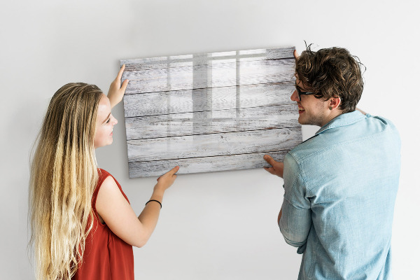 Tableau magnétique effaçable Tableau élégant pour photos et notes