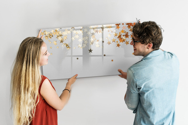 Tableau effaçable magnétique Tableau créatif pour photos et notes