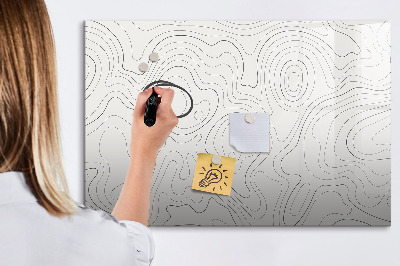Tableau effaçable magnétique Panneau d'affichage photo moderne