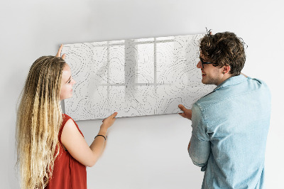Tableau effaçable magnétique Panneau d'affichage photo moderne