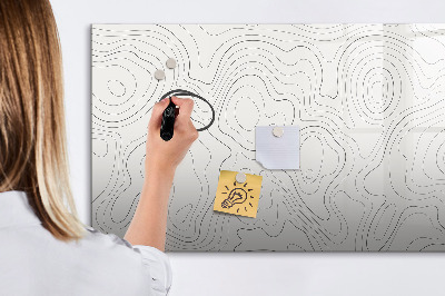 Tableau effaçable magnétique Panneau d'affichage photo moderne