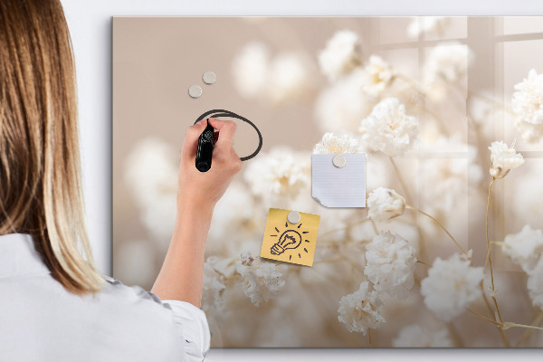 Tableau effaçable magnétique Un lieu créatif pour les souvenirs et les photos