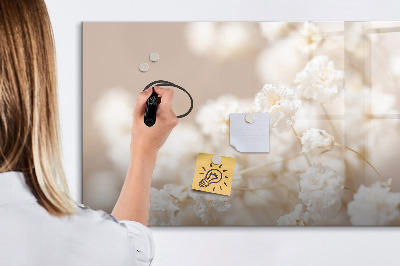 Tableau effaçable magnétique Un lieu créatif pour les souvenirs et les photos
