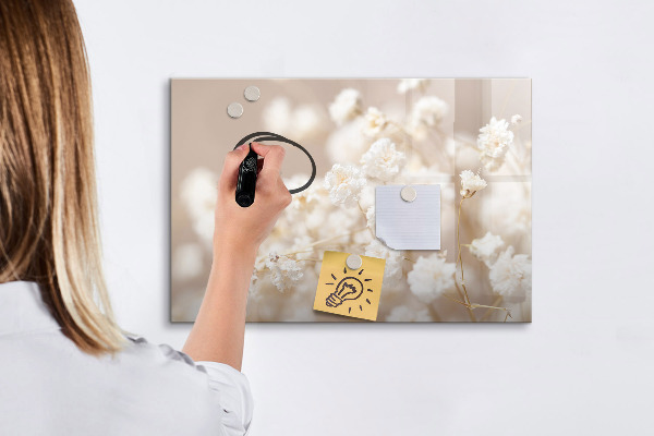 Tableau effaçable magnétique Un lieu créatif pour les souvenirs et les photos