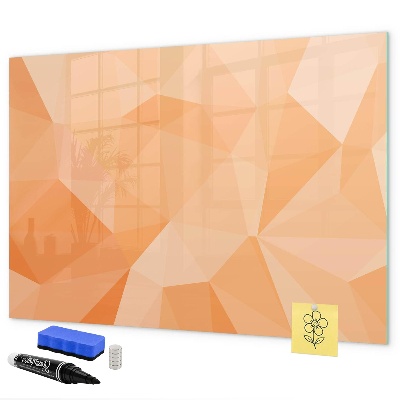 Tableau magnétique effaçable Un tableau coloré pour présenter des photos