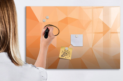 Tableau magnétique effaçable Un tableau coloré pour présenter des photos
