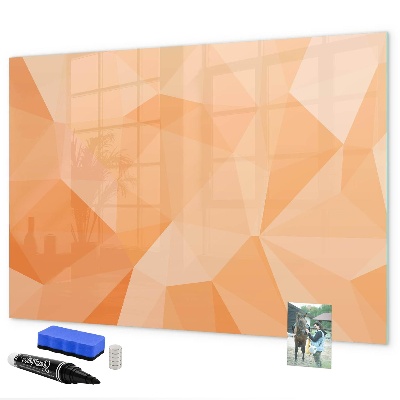 Tableau magnétique effaçable Un tableau coloré pour présenter des photos