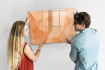 Tableau magnétique effaçable Un tableau coloré pour présenter des photos