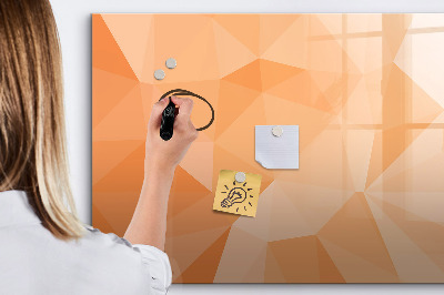 Tableau magnétique effaçable Un tableau coloré pour présenter des photos