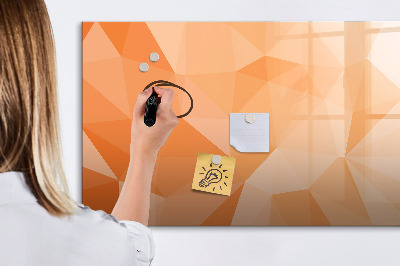 Tableau magnétique effaçable Un tableau coloré pour présenter des photos