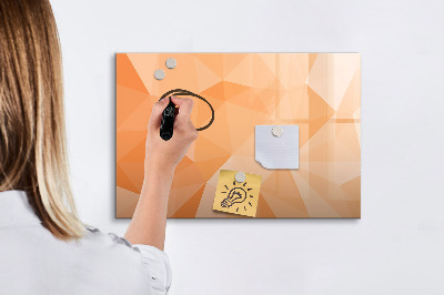 Tableau magnétique effaçable Un tableau coloré pour présenter des photos