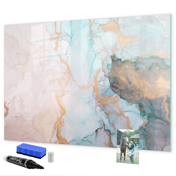 Tableau effaçable magnétique Tableau élégant pour photos et notes