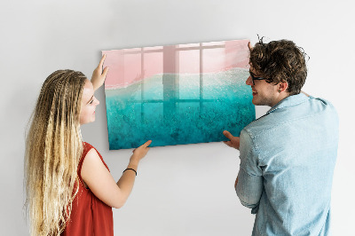 Tableau effaçable magnétique Un tableau coloré pour les notes et les photos
