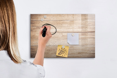 Tableau effaçable magnétique Un tableau élégant pour les notes et les photos