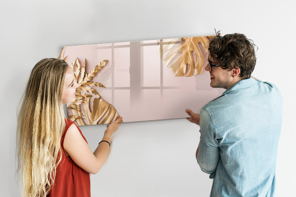 Tableau magnétique effaçable Un tableau élégant pour présenter des photos