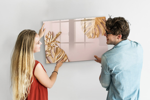 Tableau magnétique effaçable Un tableau élégant pour présenter des photos